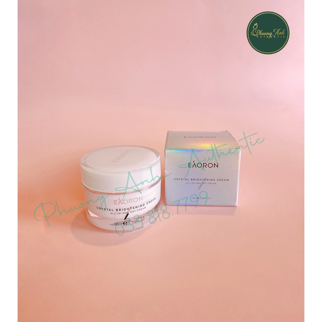 Kem dưỡng da trắng sáng pha lê ban ngày Crystal EAORON 50ml EA001CR Phuonganhauthentic