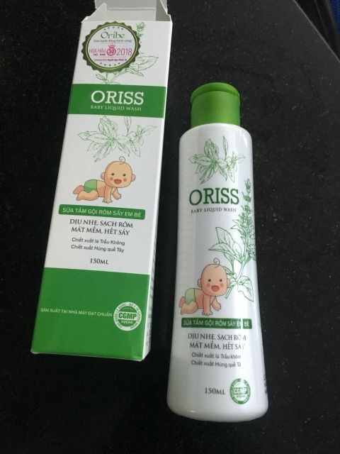 Sữa tắm rôm sảy cho bé Oriss Baby