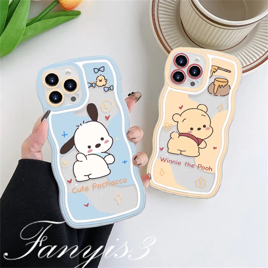 Ốp Điện Thoại TPU Mềm In Hình Gấu Pooh Cho iPhone 14 13 12 11 Pro Max X XR Xs Max 8 7 6 6s Plus SE 2020