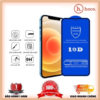 Kính cường lực iPhone 10D Full Màn cho 6/6S/7/8/Plus/X - Siêu Bền - Thiết kế mới - Kính Iphone