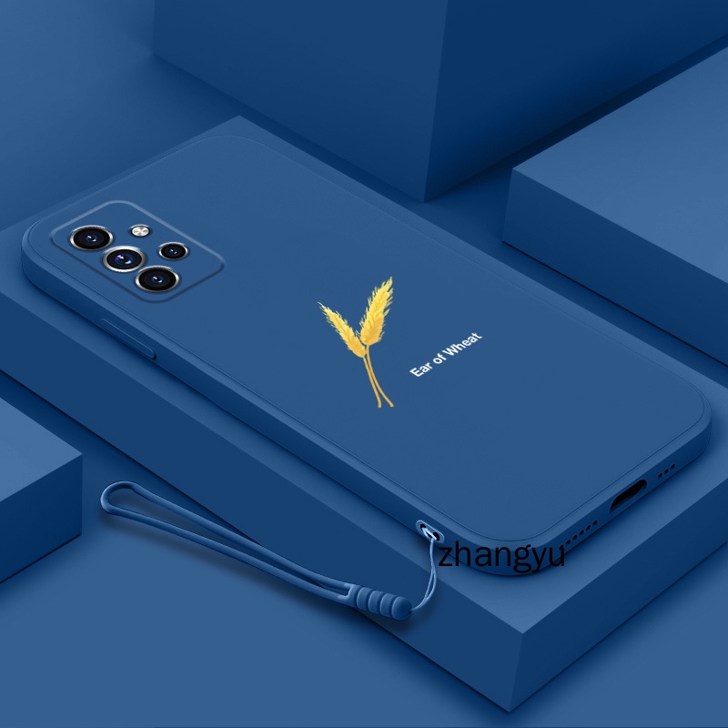 Ốp lưng Samsung a32 a52 a72 4G 5g silicone TPU vàng lúa mạch trường hợp điện thoại Samsung a32 a52 a72 4G 5g