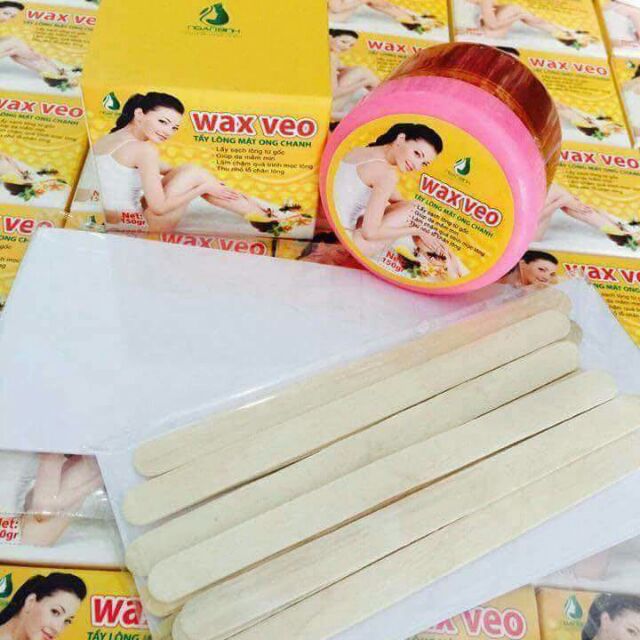 COMBO kem tẩy lông wax veo Ngân Bình