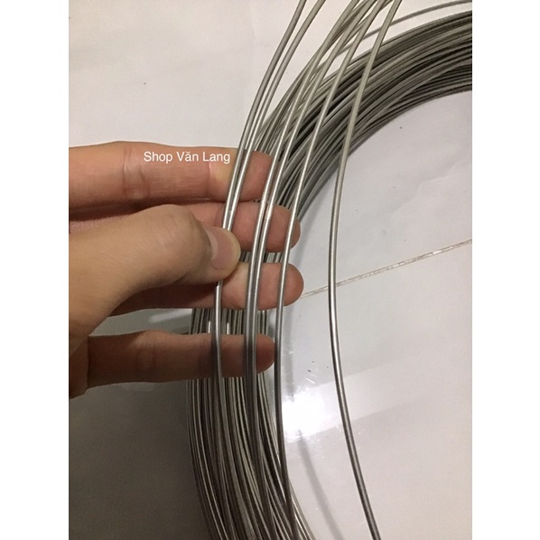 dây thép inox 2li không rỉ sáng bóng