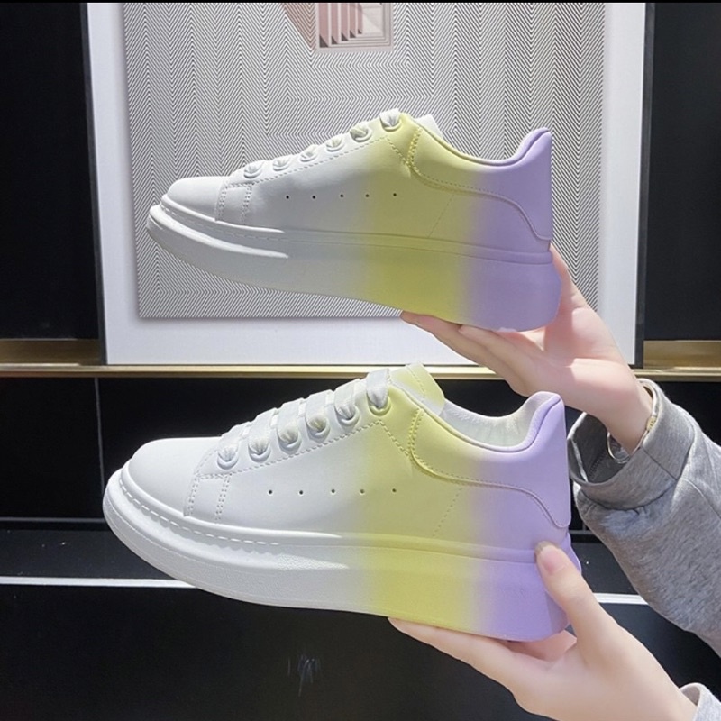 Giày thể thao nữ độn đế phối màu,sneaker nữ đế bánh mì kiểu dáng học sinh mã 559