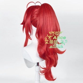 TÓC GIẢ - Wig Diluc Genshin Impact
