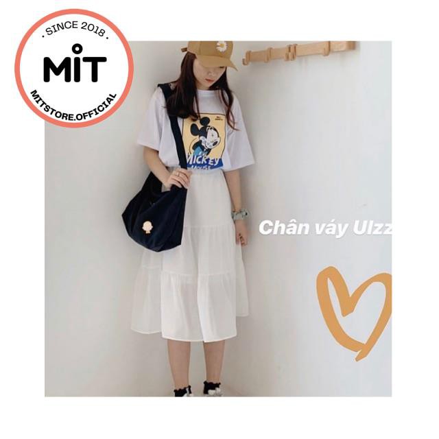 Chân váy voan tầng