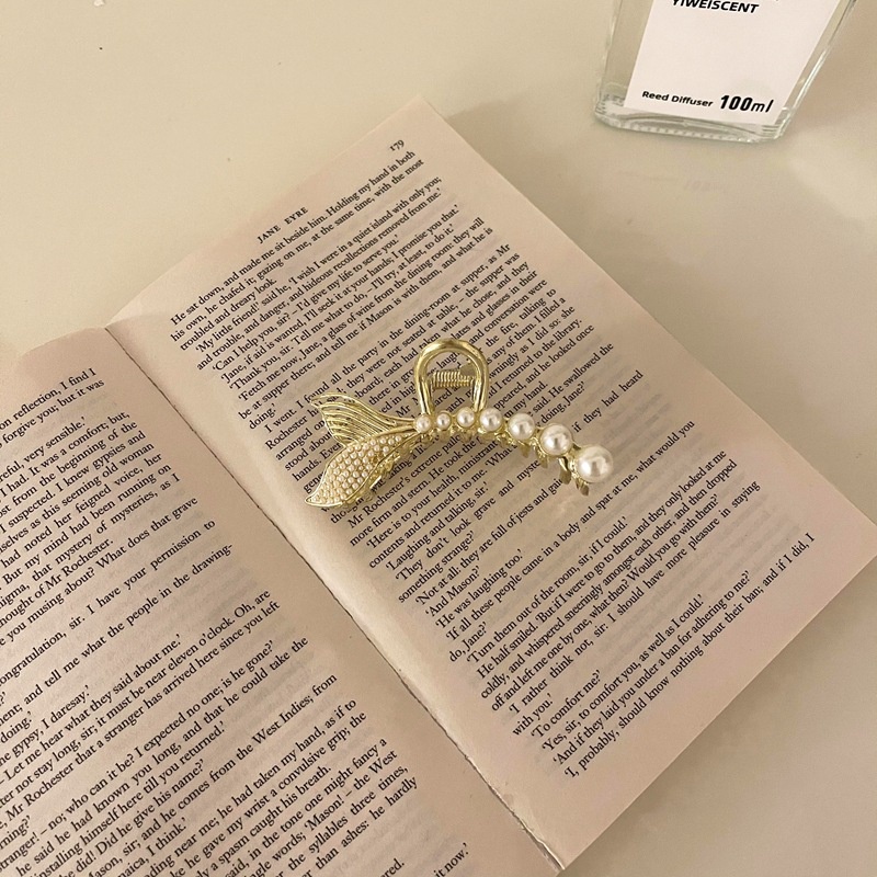 Kẹp tóc kim loại phong cách Hàn Quốc A6041 - Kẹp càng cua kim loại cỡ vừa