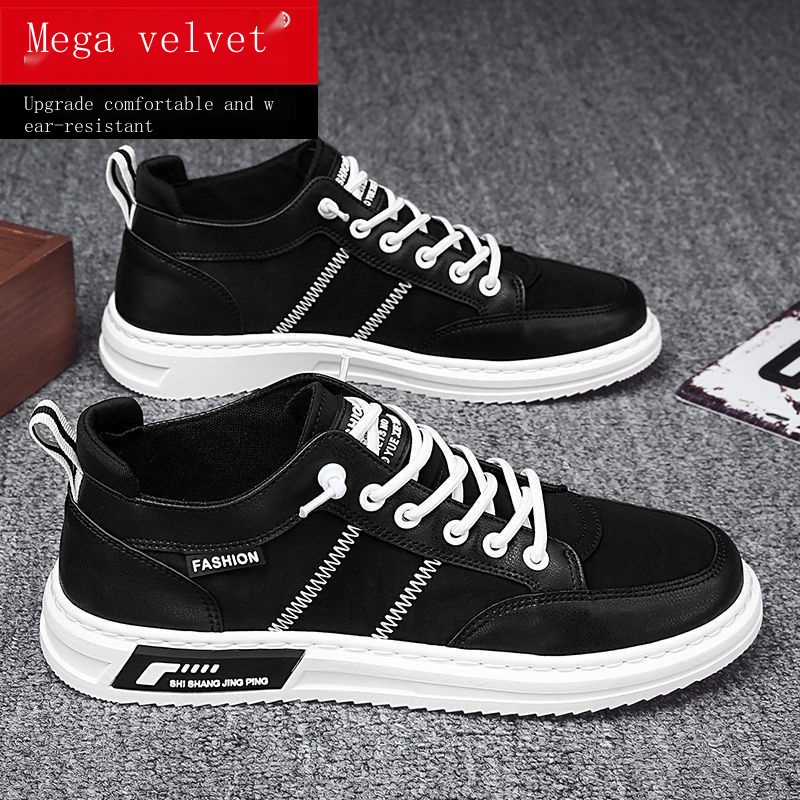 [hàng Có Sẵn】[Giày Canvas Phối Nhung Bắc Cực Thoáng Khí Làm Việc Nhà Bếp Chống Trượt Chống Nước Mùa Hè Cho Nam