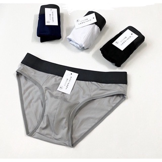 Quần Sịp Nam Cạp Đen Thun Lạnh Cao Cấp, Co Dãn, Thấm Hút Tốt, Lưng Cao, Kháng Khuẩn