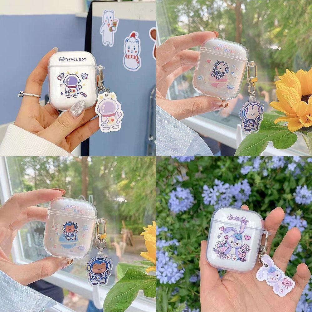 LAY Vỏ Bảo Vệ Hộp Sạc Tai Nghe AirPods1 / 2 Mềm Trong Suốt