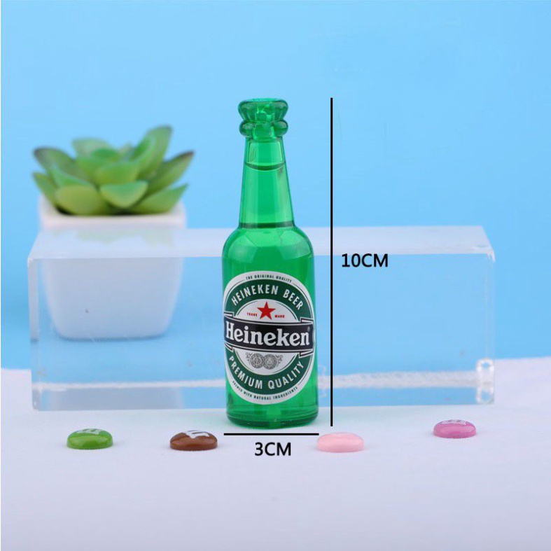 Đồ trang trí bánh kem  Bình rượu mô phỏng trang trí bánh