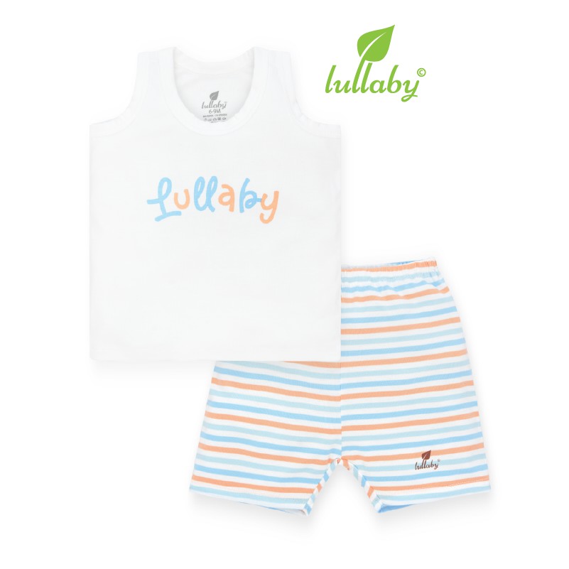 Lullaby - Bộ quần áo ba lỗ bé trai Nh604P