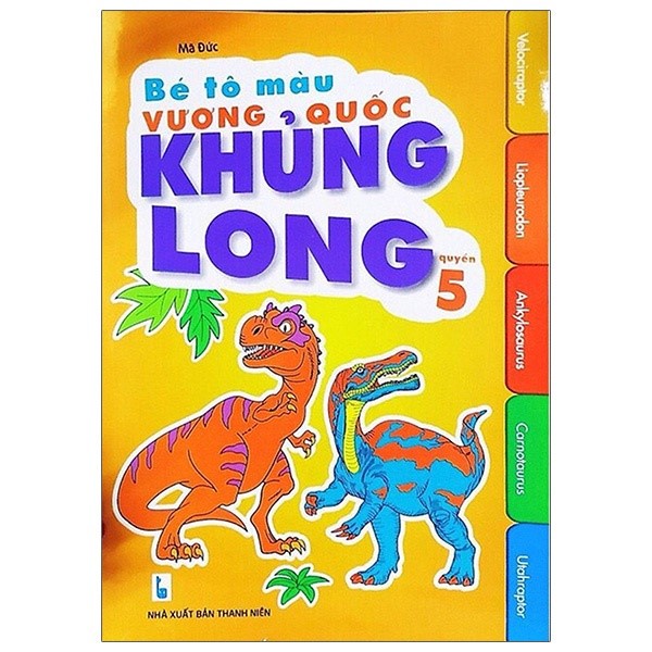 Sách - Tô màu vương quốc khủng long [NDBOOKS]