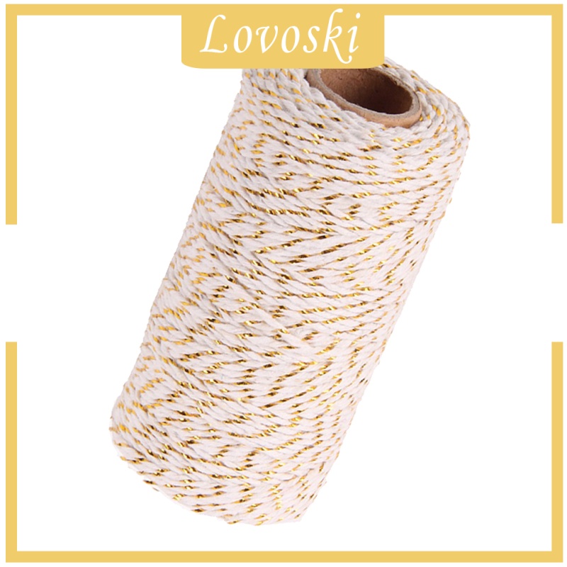 Cuộn Dây Thừng Cotton Màu Tím Nhạt 328 Feet (100m)