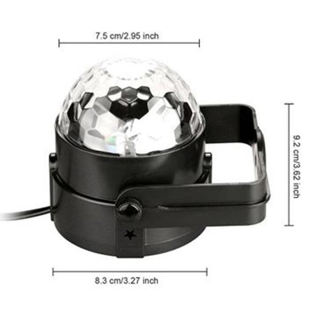 Đèn Led Mini Stage Light cảm ứng âm thanh