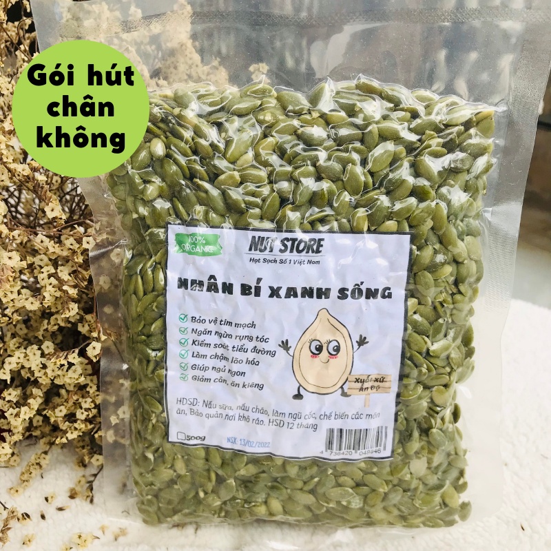 Nhân hạt bí xanh sống