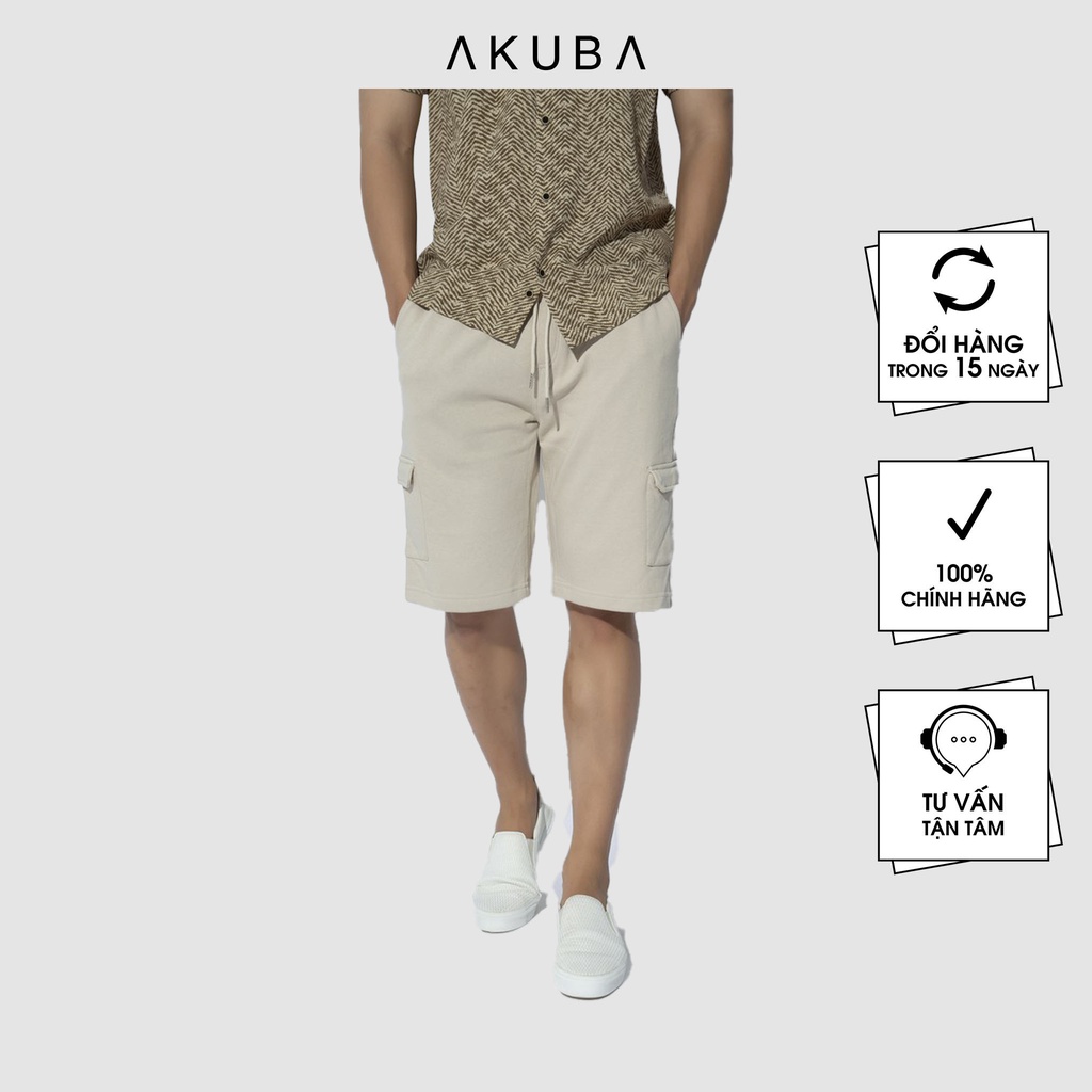 Quần Short Thun Nam Thoáng Mát Akuba | 01J2855