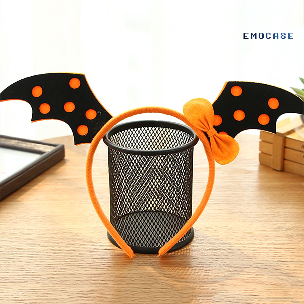 Băng Đô Cài Tóc Bằng Nhựa Đàn Hồi Hình Bí Ngô Sáng Tạo Cho Tiệc Tùng