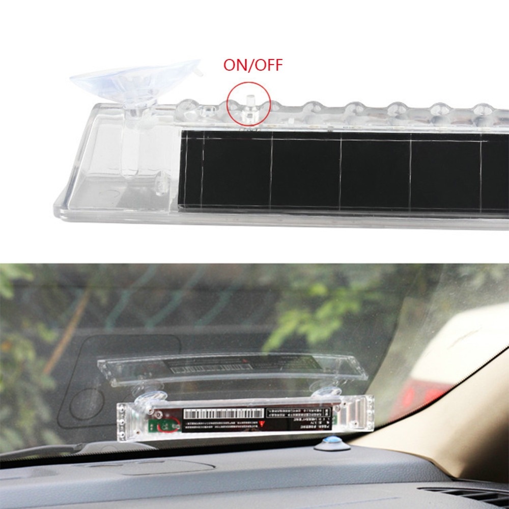 1 Đèn LED Cảnh Báo Chống Trộm 16 Bóng LED Cho Xe Hơi