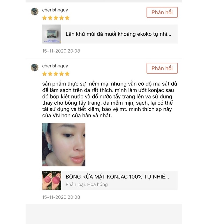 Bông rửa mặt konjac từ bột khoai nưa tự nhiên an toàn, làm sạch sâu và mềm mại