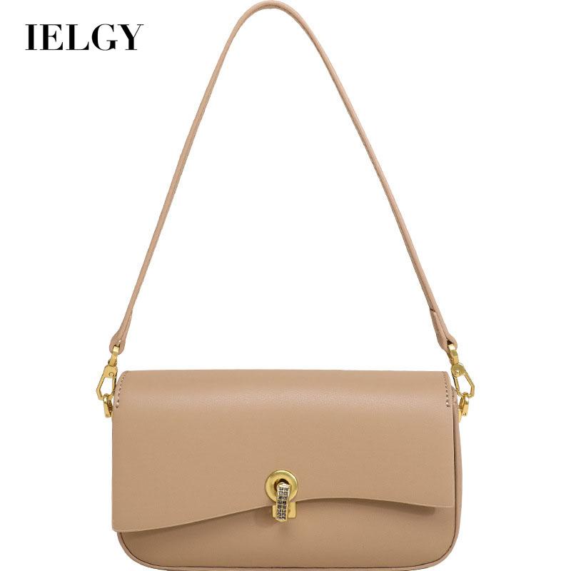 Túi đeo 1 bên vai IELGY kết cấu đa năng phong cách Niche phương Tây chất lượng cao dành cho nữ