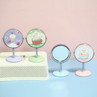 Gương mini để bàn xoay 360 kiểu