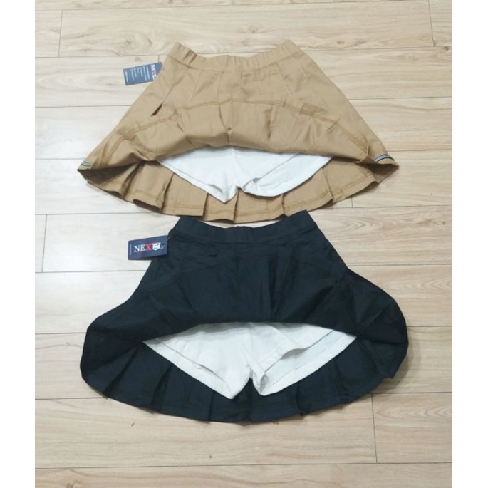 Chân váy kaki xòe xếp ly liền quần size đại cho bé 24-48kg, loại 1