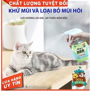 Xịt khử mùi vệ sinh chó mèo Chính Hãng - Xịt khử mùi hôi chó mèo chính hãng