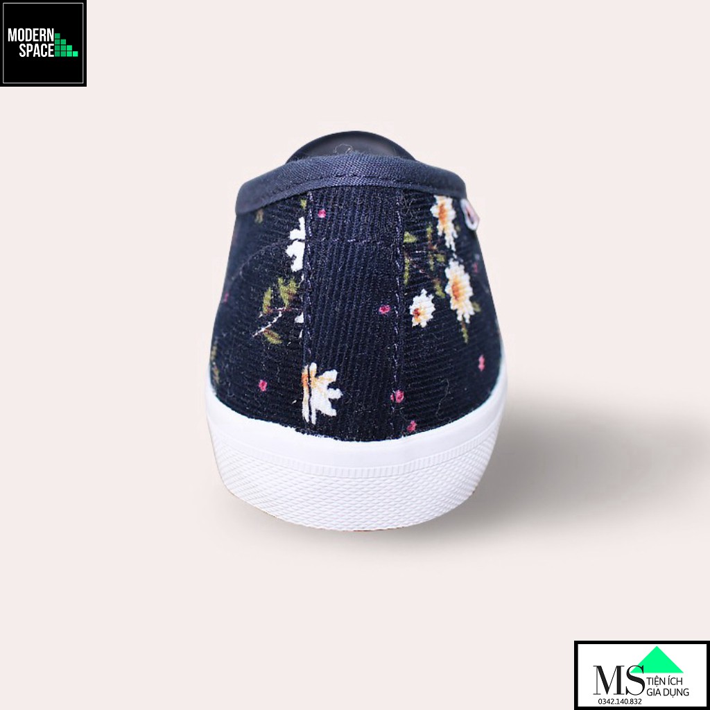 (GIÀY NỮ UDA) Giày Slipon Nữ thời trang D&amp;A L1727 Xanh chàm [CHÍNH HÃNG]