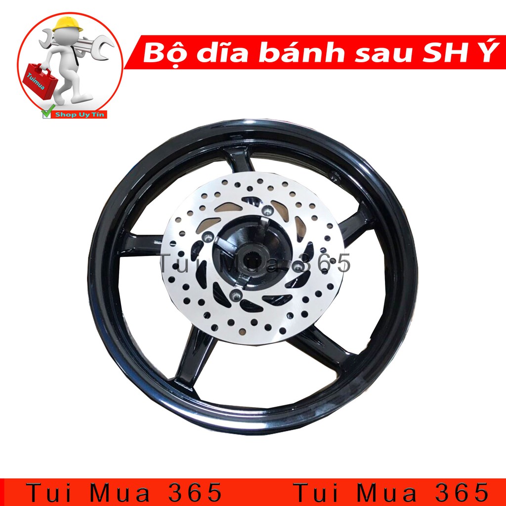 Full Bộ Thắng Dĩa Sau Honda SH, A Còng, Dypan