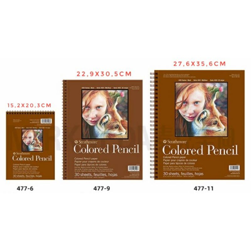 |Order| Sổ vẽ màu chì Strathmore 400 Series Colored Pencil