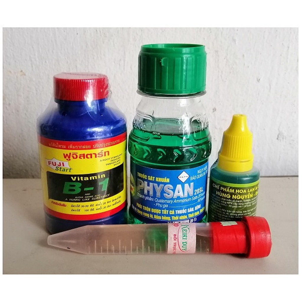 COMBO CHỐNG THỐI NHŨN, KÍCH RỄ, KÍCH KIE CHO HOA LAN GỒM PHYSAN 20SL, HÙNG NGUYỄN, KEIKI DUY, MULTI-