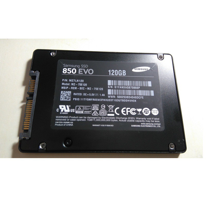 Ổ cứng ssd 120gb Samsung, hàng tháo máy chính hãng, bảo hành 3 năm | BigBuy360 - bigbuy360.vn