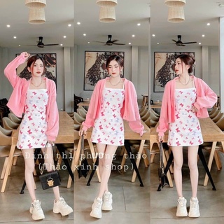 SET BỘ VÁY IN HÌNH 3 MÓN