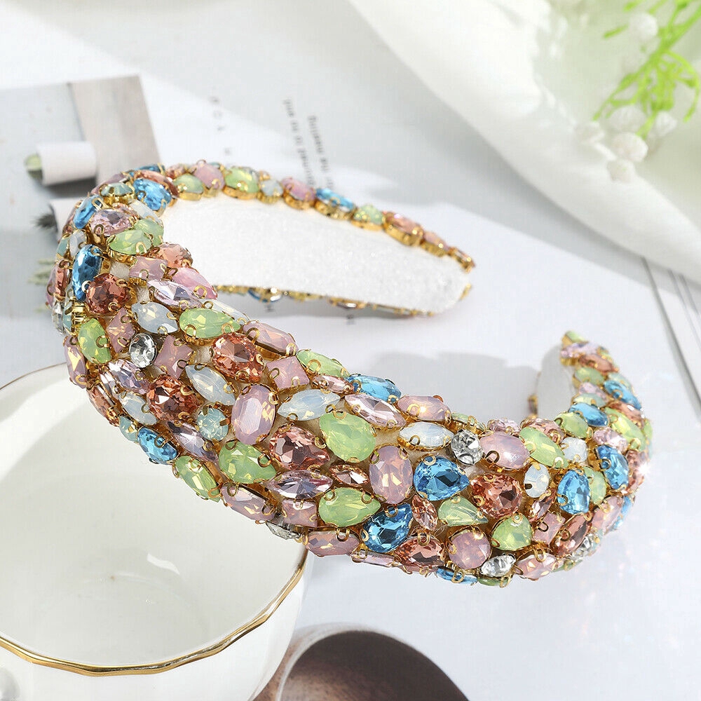 Băng Đô Cài Tóc Đính Đá Lấp Lánh Cho Nữ