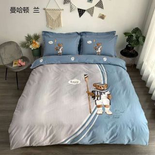 chăn ga gối cotton 100%