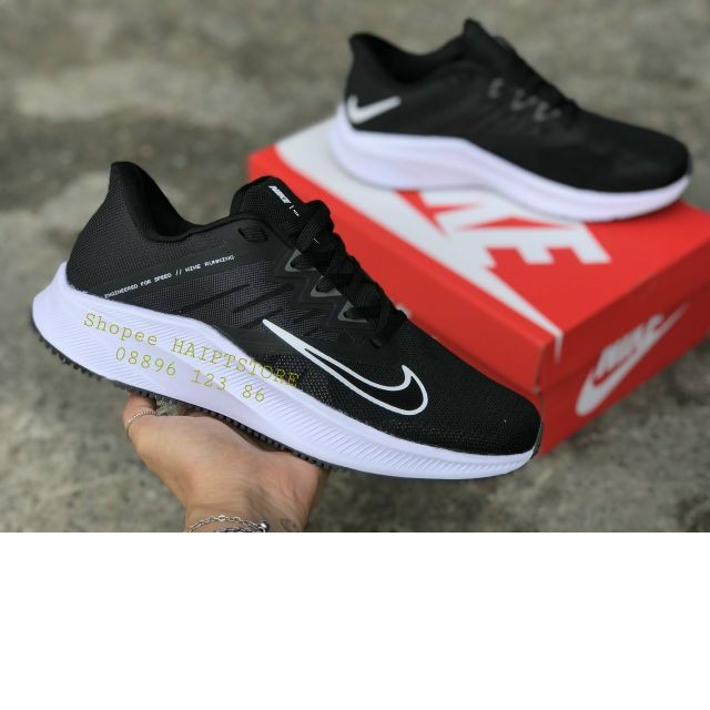 Giày Running Nike Quest 3 Black/White (20) Nam/Nữ [Chính Hãng - FullBox] - HAIPTSTORE