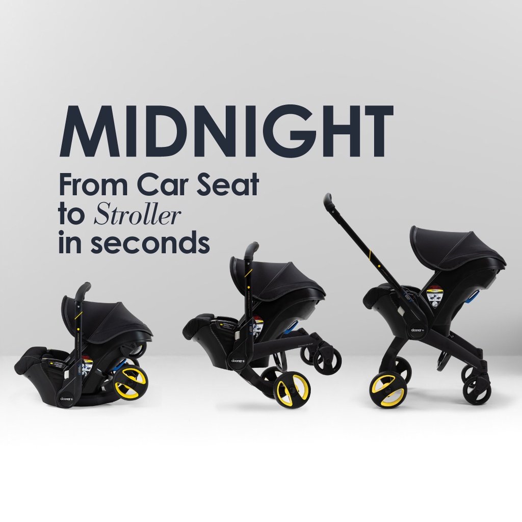 Doona+ Infant Car Seat - kereta sorong bayi-FREE Essential Bag + Infant Insert + Seat Protector - 2 Years Warranty
