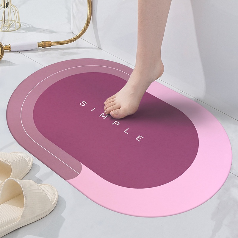 Thảm lau chân silicon siêu thấm hút chống trơn trượt