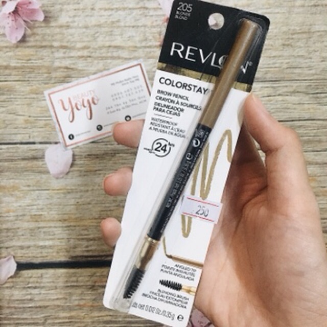 Chì kẻ mày lâu phai hai đầu Revlon Colorstay Brow Pencil | BigBuy360 - bigbuy360.vn