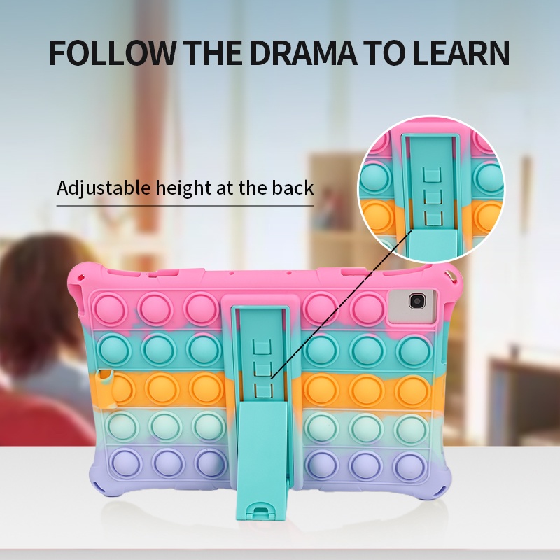 Ốp Điện Thoại Silicon Mềm Có Giá Đỡ Cho Teclast T40 Pro T40 Plus T40 5G M40 Pro P20HD T50