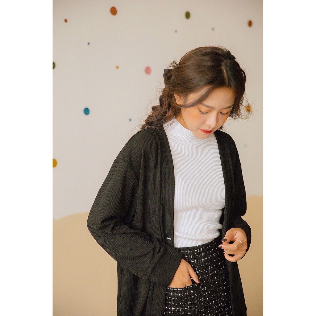 Naked By V - Áo khoác len mỏng Espresso Cardigan | WebRaoVat - webraovat.net.vn