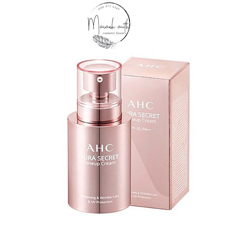 AHC - Kem Dưỡng AHC Trắng Hồng Da Aura Secret Tone Up Cream