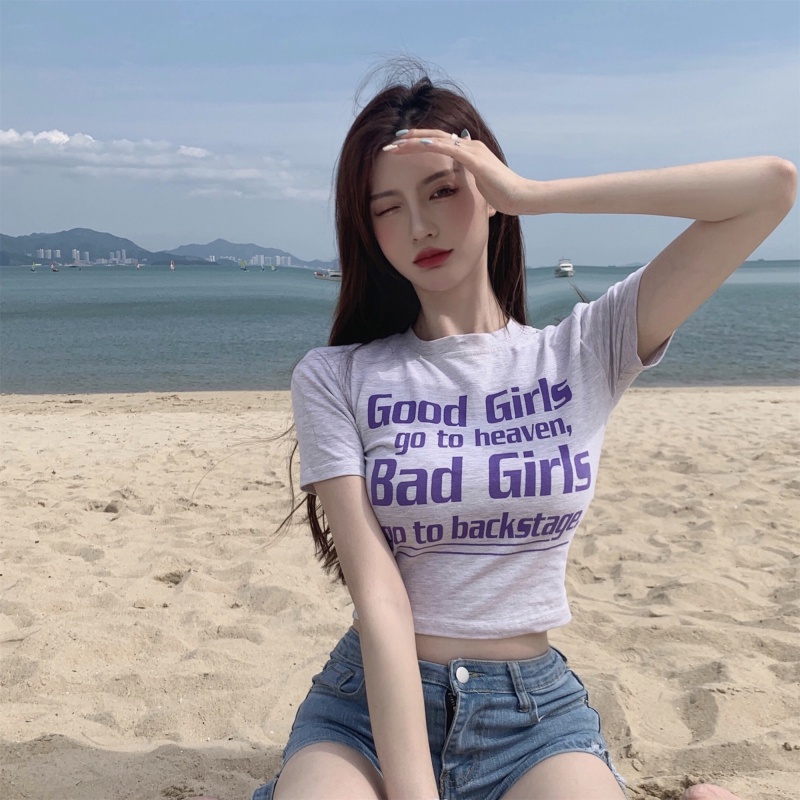 Áo Thun Tay Ngắn Cổ Tròn Thiết Kế Đơn Giản Hợp Thời Trang