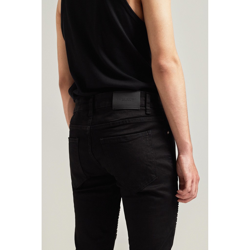 Quần jeans nam HIGHWAY MENSWEAR Clint Jeans đen | BigBuy360 - bigbuy360.vn