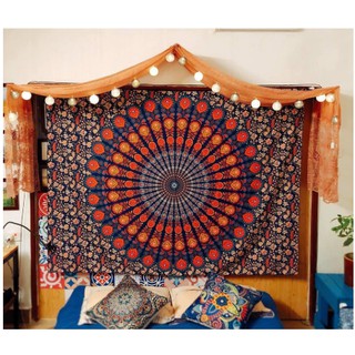 [Có Sẵn] Vải trang trí mandala, thảm treo tường mandala phong cách boho vintage