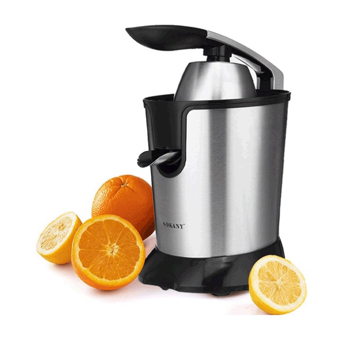 Máy ép cam Sokany JE-618D, máy vắt nước cam dùng điện cao cấp chính hãng