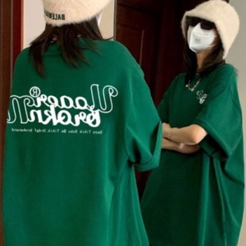Áo thun nữ bigsize, áo phông nữ form rộng học sinh sinh viên màu xanh cổ tròn cotton thời trang ulzzang hàn quốc