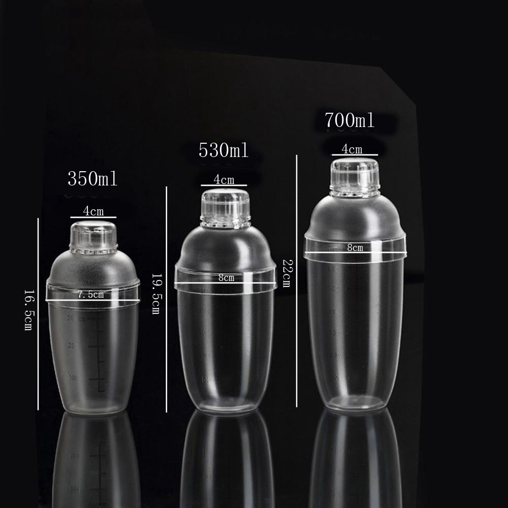 Cốc lắc pha cocktail bằng nhựa