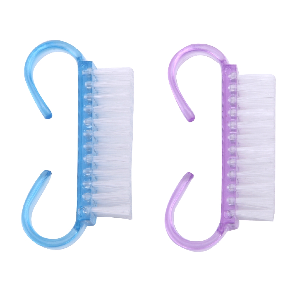 Bàn chải Monja mềm hình móng vuốt hỗ trợ làm sạch bụi bẩn cho móng tay